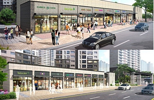 평택 비전 2차, 비전 레이크 단지내 상가