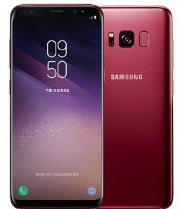 ‘갤럭시 S8’ 버건디 레드