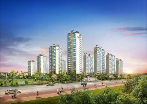 광주전남혁신도시 B6블럭 『사랑으로』부영 투시도(자료=부영주택)