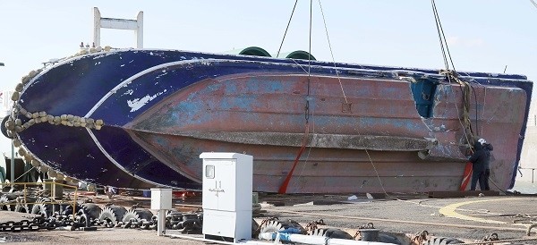 영흥도 낚시어선 현장감식.(사진제공=뉴시스)