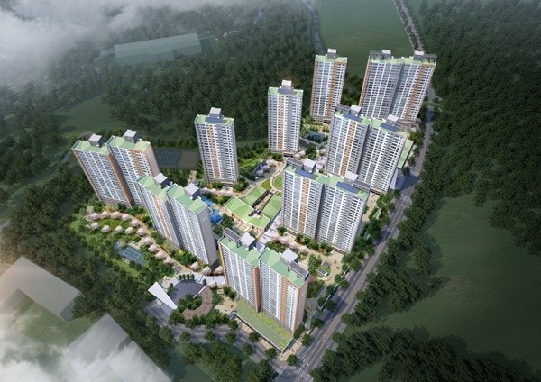 시흥 장현 호반 베르디움 조감도(자료=호반건설)