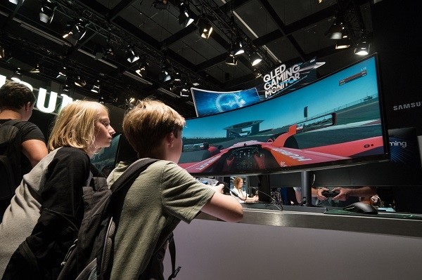 CHG90 게임스컴. (삼성전자 제공)
