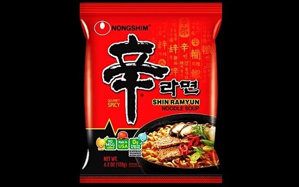 올해 글로벌 시장에서 대한민국을 빛낸 '톱 10' 브랜드 가운데 농심 신라면이 식품으로는 유일하게 4위에 올랐다.