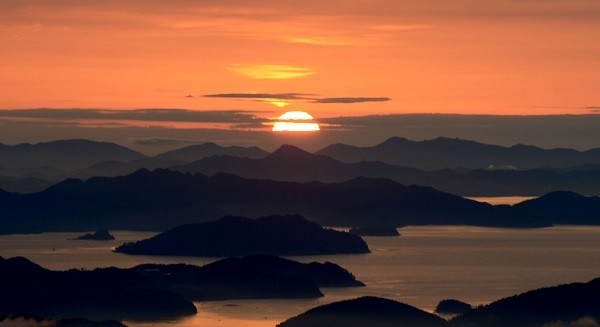 남해의 아름다운 일출. (사진제공=뉴시스)