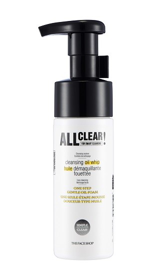 더페이스샵, 올클리어 클렌징 오일 휩.