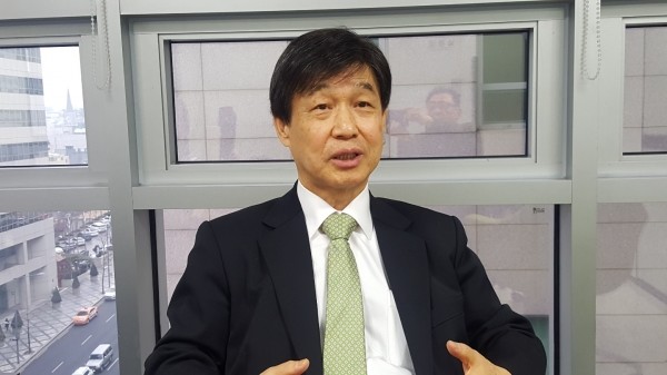 ▲코레일 사장 최성규 후보는 철도 분야의 획기적인 신성장 동력 창출에 대한 강한 의지를 피력했다. (미디어캠프 신원 제공)