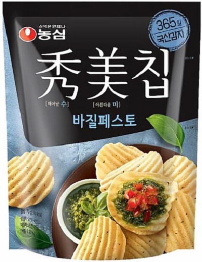 농심, 수미칩 바질페스토