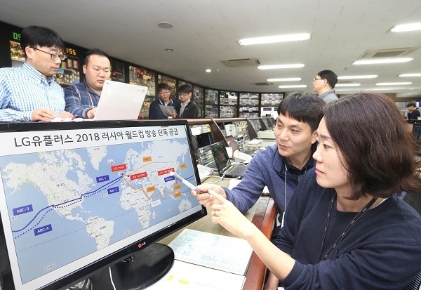LG유플러스(부회장 권영수)는 오는 6월 개최되는 ‘2018년 러시아 월드컵’ 방송 회선을 국내 지상파 방송 3사에 단독 제공한다고 14일 밝혔다.