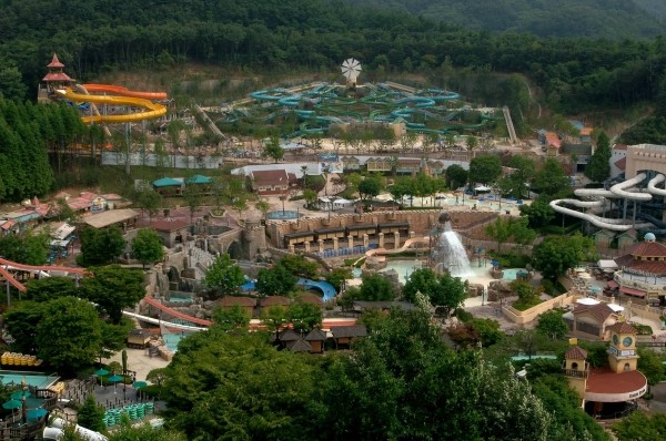 에버랜드 '캐리비안 베이 와일드 리버'의 전경.(사진=newsis)