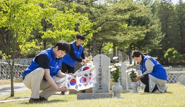 효성은 6월 ‘호국보훈의 달’을 앞두고 순국선열을 기리는 활동을 했다. (사진제공=효성)