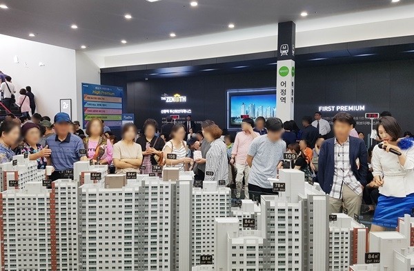 신동백 두산위브더제니스 견본주택. (사진제공=두산건설)