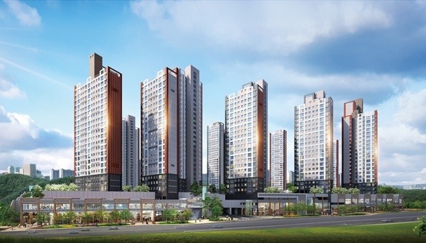 4베이 중소형 아파트 ‘신동백 두산위브더제니스’. (사진제공=두산건설)