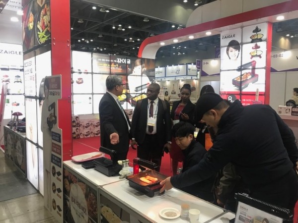 오늘부터 27일까지 고양시 킨텍스에서 열리는 'G-FAIR KOREA 2018'(지페어코리아) 자이글 부스