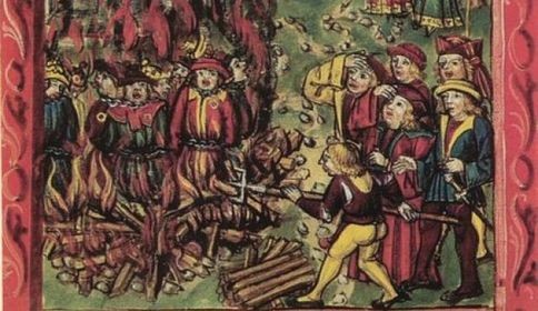 ▲  유대인들이 흑사병을 가져온 주범으로 몰려 그들이 살던 게토와 터전에서 쫓겨나고 화형에 처해지게 된 것은 잘 알려진 사실이다.