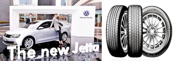 폭스바겐 제타와 넥센타이어 엔프리즈 AH8. 사진=정수남 기자, 넥센타이어 제공