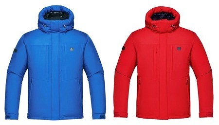 레드페이스는 전문가용 헤비구스다운 ‘콘트라 익스트림테크 구스재킷’을 선보였다. 사진제공=레드페이스