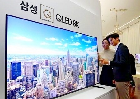삼성전자가 지난해 선보인 하이엔드 TV QLED 8K.(사진=삼성전자)