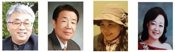 창작가요제 산파역 시인 정성수, 작곡가 한광희, 시인 하송, 피아니스트 최정은(왼쪽부터)