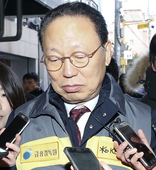 지난 12일 사의를 표명한 최흥식 금융감독원장 (newsis)