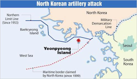 관계 부처 장관 4명이 5월 5일 동시에 서해 연평도와 백령도를 방문했다.