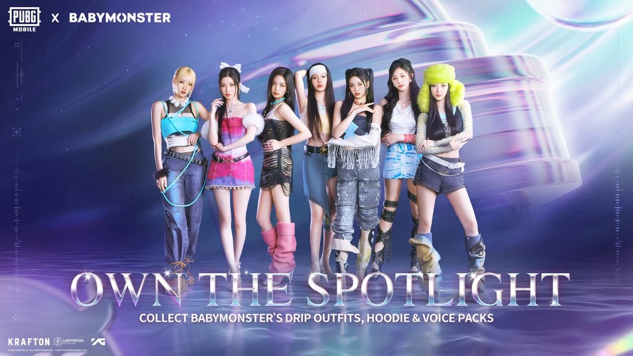 크래프톤 배틀그라운드 모바일, 베이비몬스터와 두 번째 콜라보…음악·게임 융합 콘텐츠 공개